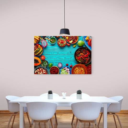 Mexican Food - Canvas Mérida Fine Print Art