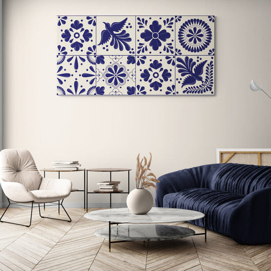 Mexican Talavera No.2 - Canvas Mérida Fine Print Art