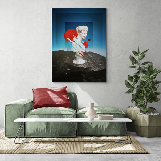 Modern Statue - Canvas Mérida Fine Print Art