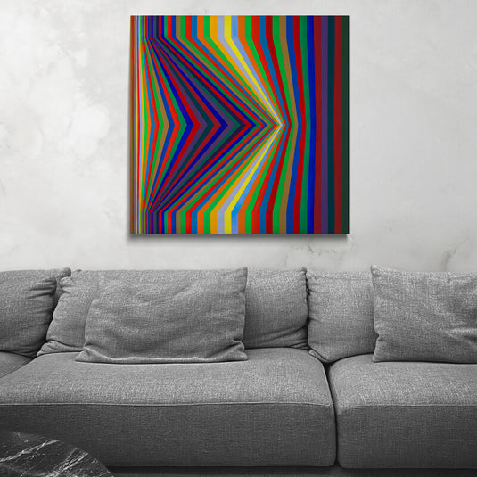 Moving Lines - Canvas Mérida Fine Print Art