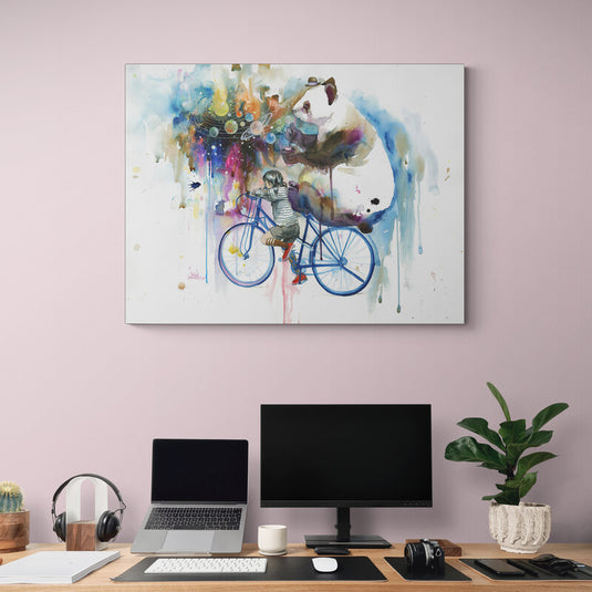 Mr. Panda - Canvas Mérida Fine Print Art