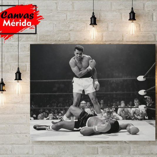 Muhammad Ali vs Sonny Liston (Fotografía) - Canvas Mérida Fine Print Art