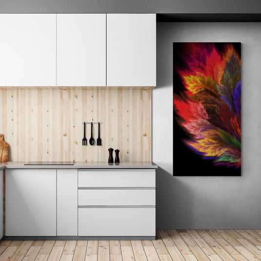 Multicolor Fire - Canvas Mérida Fine Print Art