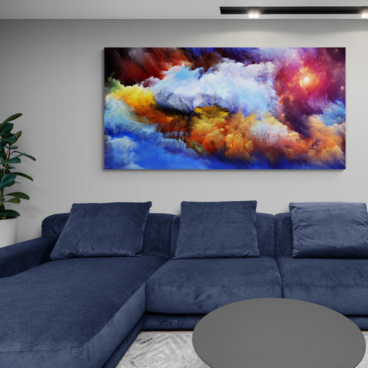 Multicolor Galaxy - Canvas Mérida Fine Print Art