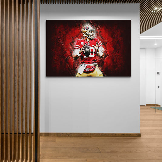 NFL Jimmy Garoppolo San Francisco 49ers - Canvas Mérida Fine Print Art