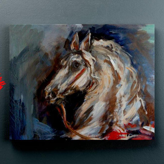 Retrato expresivo de caballo