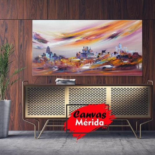 New York Skyline # 9 - Canvas Mérida Fine Print Art