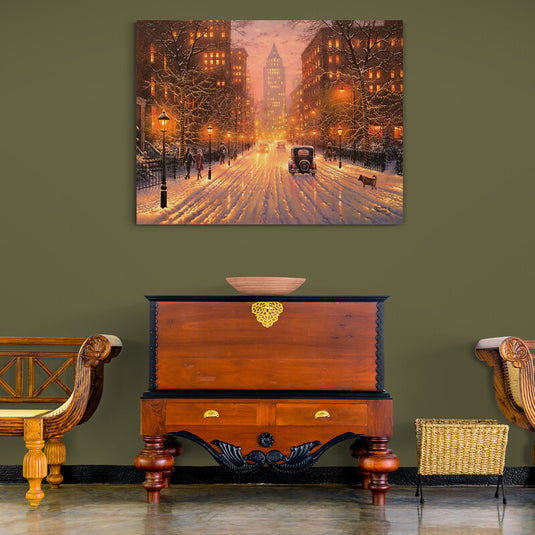 New York in Time - Canvas Mérida Fine Print Art