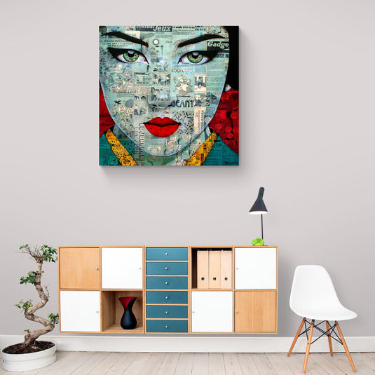 Newspaper - Canvas Mérida Fine Print Art