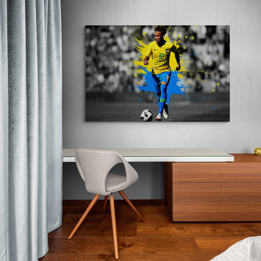 Neymar #4 - Canvas Mérida Fine Print Art