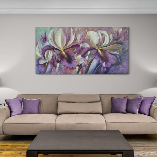 Pintura Realista de Irises