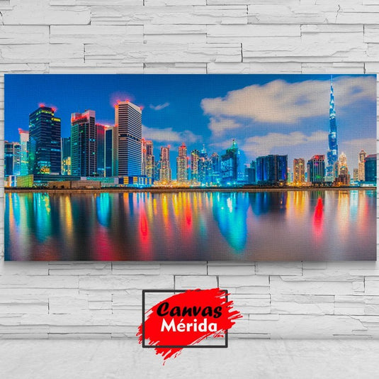 Nueva York Iluminada - Canvas Mérida Fine Print Art