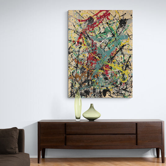 Pollock expresionismo abstracto dripping pintura