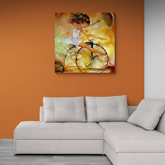 On Wheels - Canvas Mérida Fine Print Art