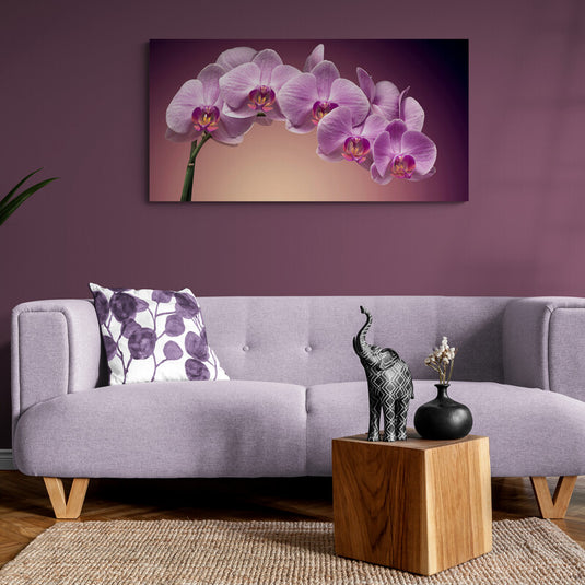 Fotografía de orquídeas moradas