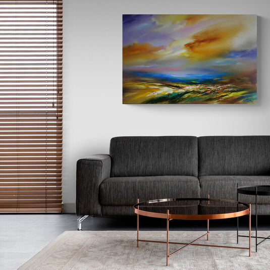 Panoramic Shot of the City Painting - Canvas Mérida Fine Print Art