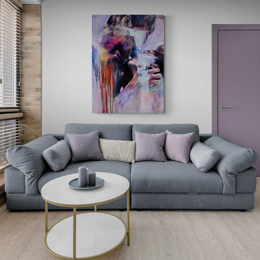 Passionate Kiss - Canvas Mérida Fine Print Art