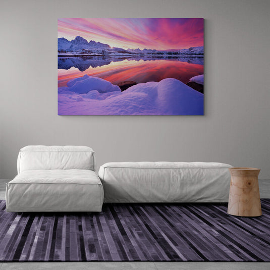 Pink Dawn - Canvas Mérida Fine Print Art