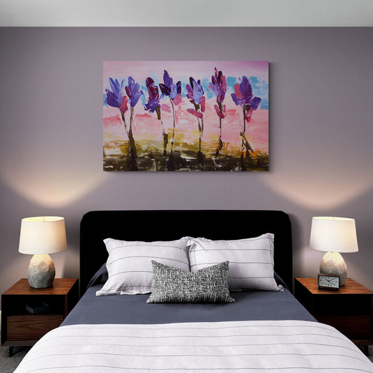 Pink Garden - Canvas Mérida Fine Print Art