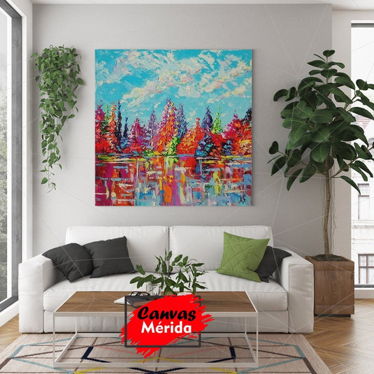 Pinos de Colores - Canvas Mérida Fine Print Art