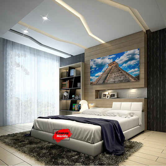 Piramede Chichen Itza - Canvas Mérida Fine Print Art