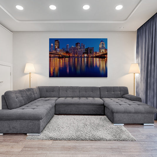 Pittsburgh #3 - Canvas Mérida Fine Print Art