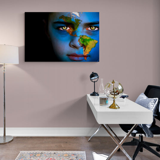 Planet Earth - Canvas Mérida Fine Print Art