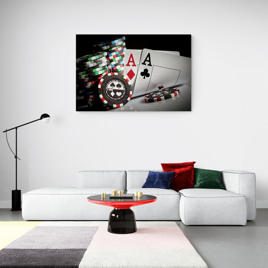 Poker - Canvas Mérida Fine Print Art