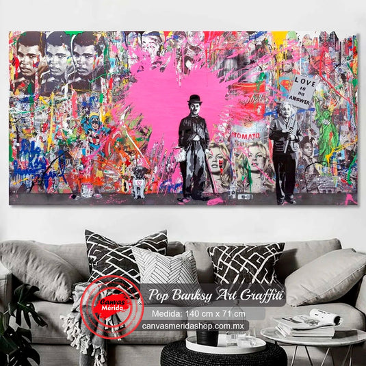 Mr Brainwash arte callejero iconos cultura popular