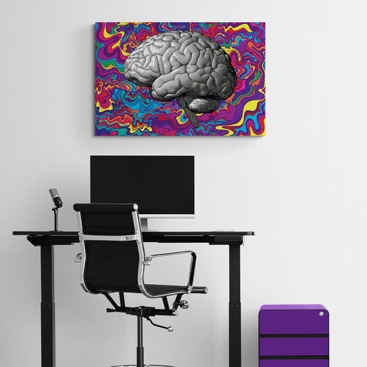Pop Brain - Canvas Mérida Fine Print Art