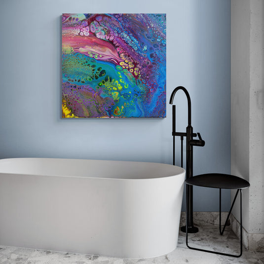 Psychedelic Corals - Canvas Mérida Fine Print Art