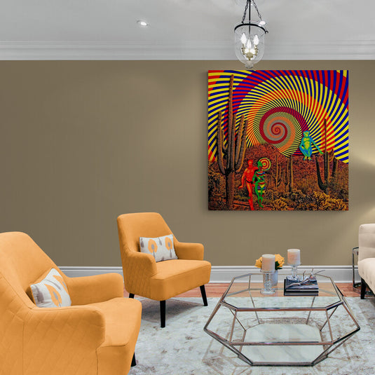 Psychedelic Desert - Canvas Mérida Fine Print Art