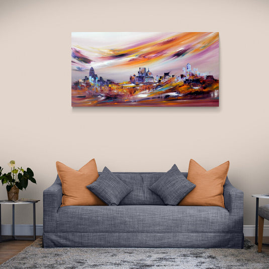 Rainbows Everywhere - Canvas Mérida Fine Print Art