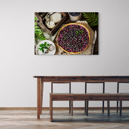 Raspberry Tart - Canvas Mérida Fine Print Art