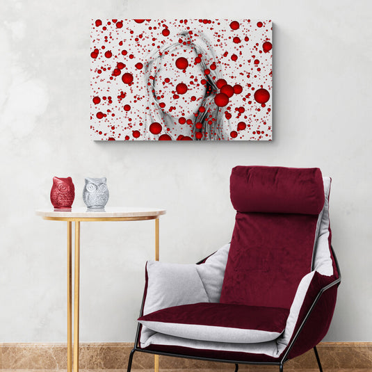 Red Blood - Canvas Mérida Fine Print Art