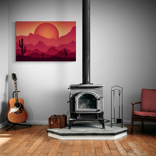 Red Desert - Canvas Mérida Fine Print Art