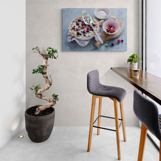 Red Fruit Cake - Canvas Mérida Fine Print Art