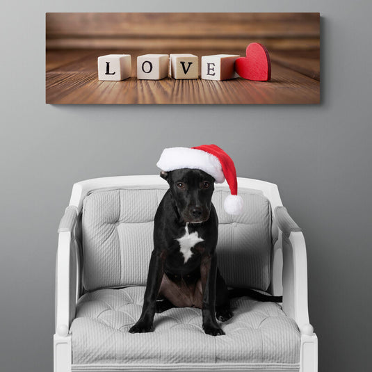 Red Heart - Canvas Mérida Fine Print Art