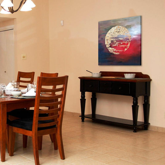 Red Moon - Canvas Mérida Fine Print Art