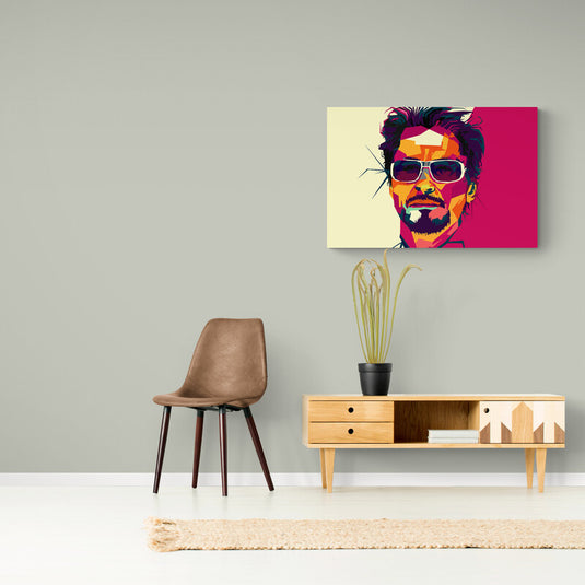 Robert Downey Jr - Canvas Mérida Fine Print Art