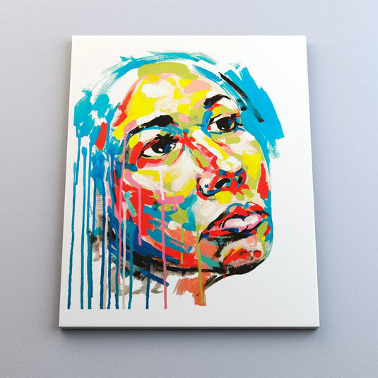 Rostro en Colores - Canvas Mérida Fine Print Art