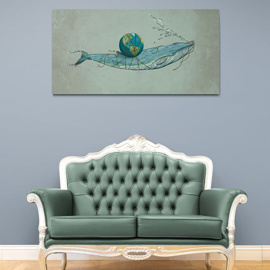 Salvando el Mundo - Canvas Mérida Fine Print Art