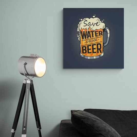 Save Water - Canvas Mérida Fine Print Art