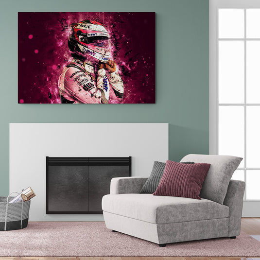 Sergio Pérez Formula 1 - Canvas Mérida Fine Print Art