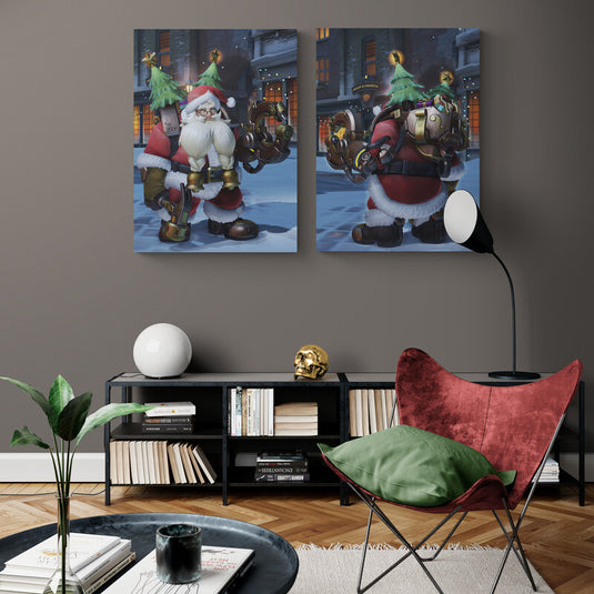 Set Santa Claus - Canvas Mérida Fine Print Art