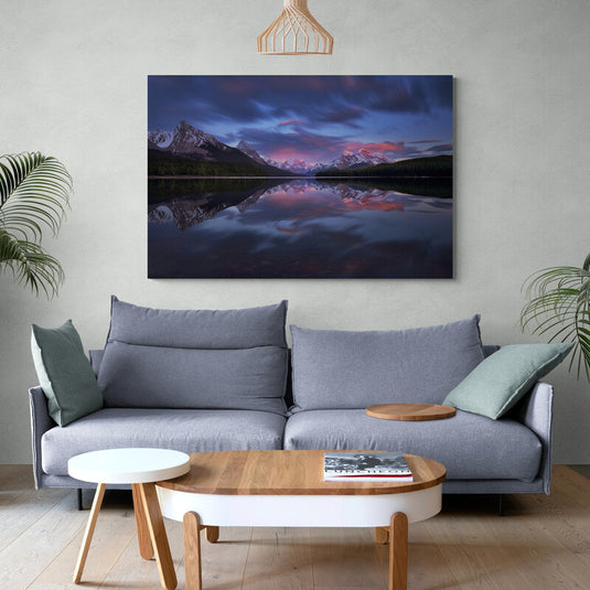 Shifting Mountains - Canvas Mérida Fine Print Art