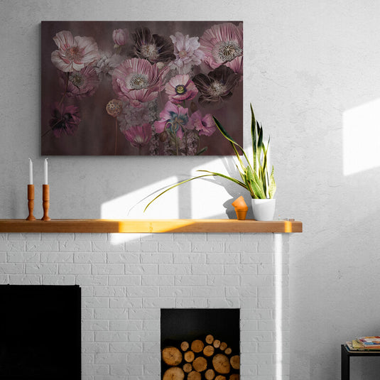 Jardín de Flores en Tonos Pastel