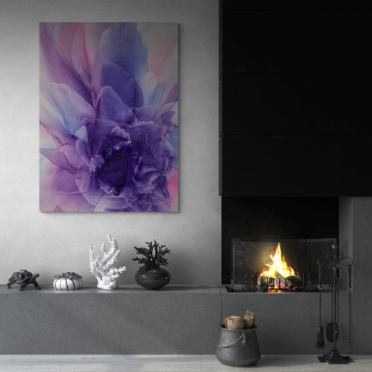 Flor Púrpura en Acuarela