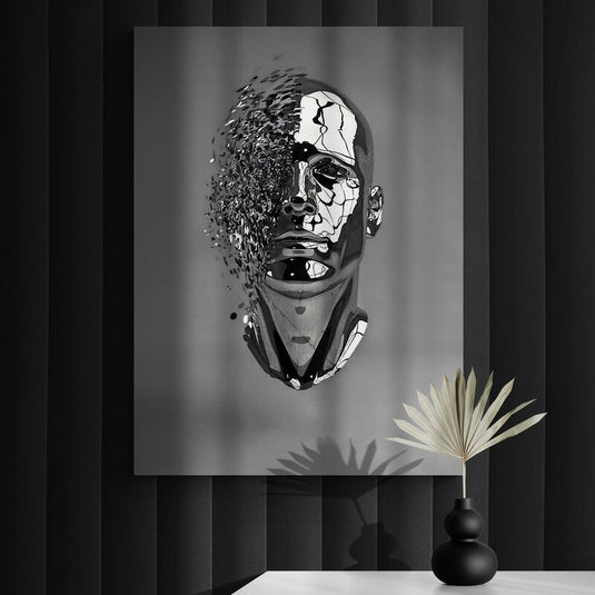 Silver Shimmer - Canvas Mérida Fine Print Art