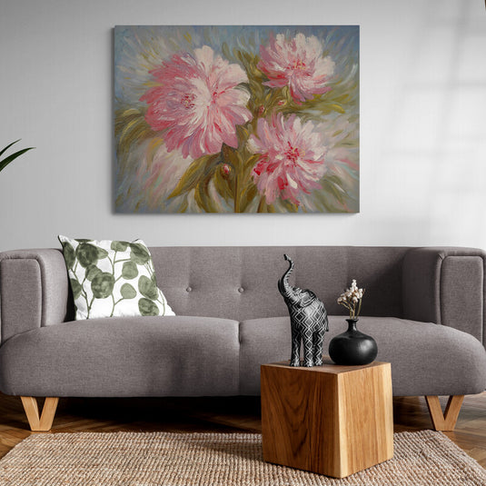 Peonías Rosadas en Primavera